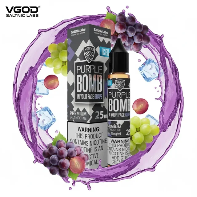 VGOD Iced Purple Bomb SaltNic